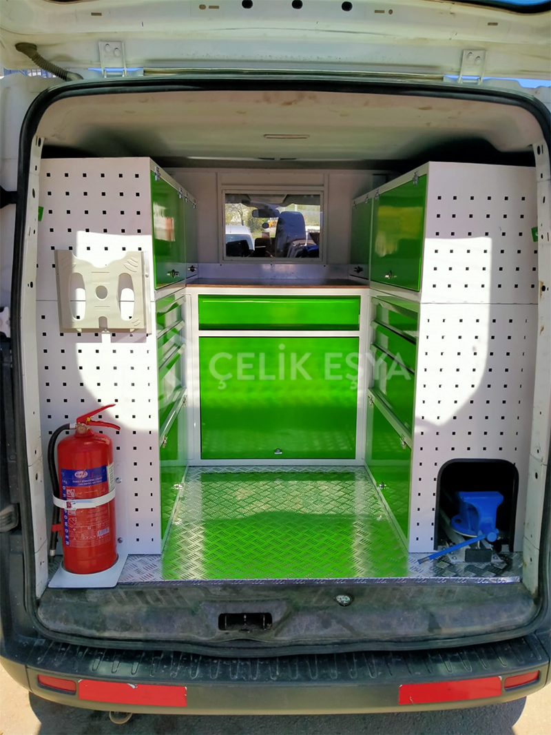 Ford Transit Araç içi Dolap Sistemleri MK-402 Ford Transit Araç içi Dolap Sistemleri MK-402